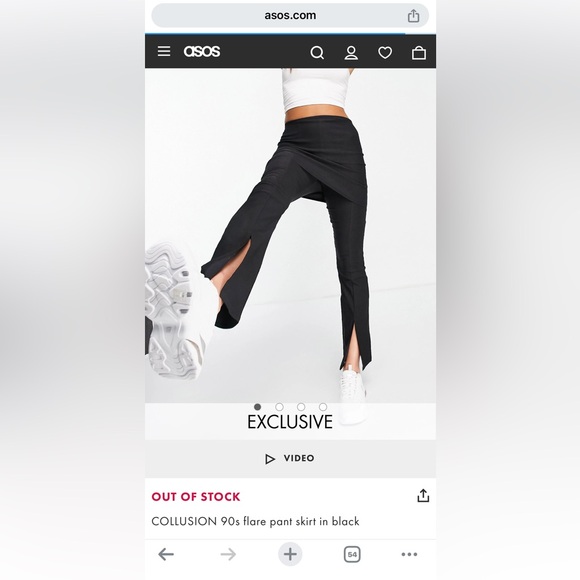 Trendy skirt over pants bottoms! - Picture 2 of 8